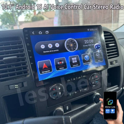 For Chevrolet Tahoe Impala Suburban 2007-2014 Android 15 Smart AI Voice CarPlay - Image 1 of 4