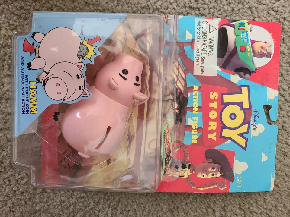 1995 TOY STORY HAMM ACTION FIGURE NIP - Image 1 of 1