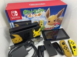 Nintendo Switch Pokémon Pikachu & Eevee lasciamo andare! Console Edizione Limitata F/S - Foto 1 di 7