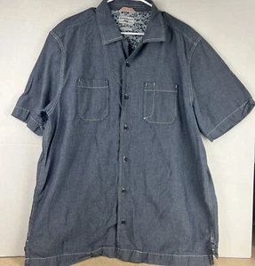 Tommy Bahama Jeans Mens sz XLarge Short Sleeve Shirt Island Modern Fit  XL Beach - Picture 1 of 19