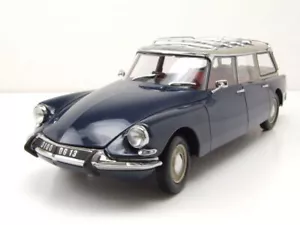 Citroen ID 19 Break Kombi 1967 Blu Modellino 1:18 Norev - Foto 1 di 10