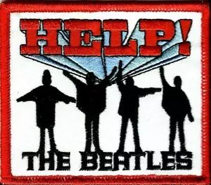 BEATLES help 2019 EMBROIDERED IRON/SEW ON PATCH official merchandise - Imagen 1 de 3