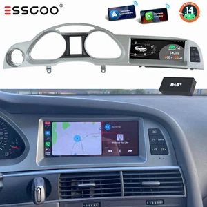 Für Audi A6 C6 4F MMI 2G 2005-2009 DAB+ 6+128GB Android 14 Autoradio Carplay GPS - Bild 1 von 19