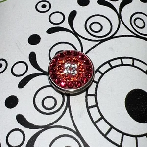 Kameleon JewelPop Jewel Pop ~ KJP059 scharlachrot funkelnd Sterlingsilber - Bild 1 von 2