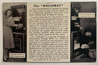 1945 Postcard The "Mailomat" Us Post Office Coin Operated Mailbox Vintage Ad