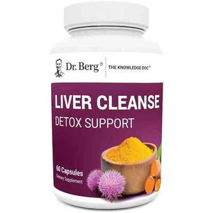 Dr. Berg Liver Cleanse Detox Capsules w/Unique Blend of Milk Thistle, Ox Bile... - Picture 1 of 5