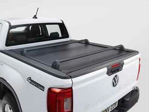 GENUINE! New 22-Current VW Amarok Dual Cab Roll Cover Roof Racks - Picture 1 of 1