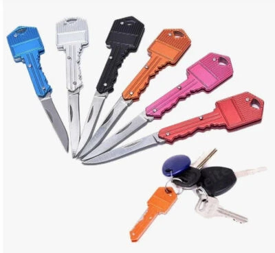 Llavero cuchillo llave cuchillo camping pequeña navaja de bolsillo