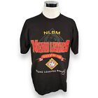 Vintage Negro League Baseball T-Shirt Men's XL NLBM Tee 90s Black Short Sleeve