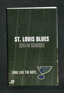 St Louis Blues--2013-14 Pocket Schedule--McDonald's - Picture 1 of 2