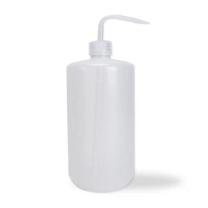 1 Pc Lab Squeeze Bottle, Plastic Boston Round Wash Bottles, 1000ml, 34oz - Picture 1 of 7