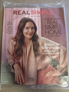 DREW BARRYMORE - REAL SIMPLE MAGAZIN - OKTOBER 2025 - BRANDNEU versiegelt kostenloser Versand - Bild 1 von 2