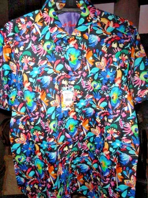 Robert Graham Vernon  Short Sleeve Shirt Size  XXL NWTS - Image 1 of 4