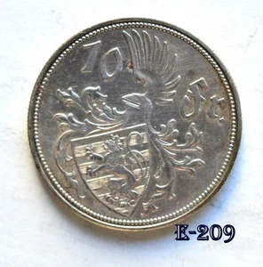 1929 Luxembourg 10 Franc Silver (E209) FREE SHIPPING - Picture 1 of 2