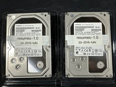Lote de 2 discos duros Hitachi 0F12456 3 TB 6 Gb/s 7200 RPM 64 MB de caché 3,5" Foto 1 de 4