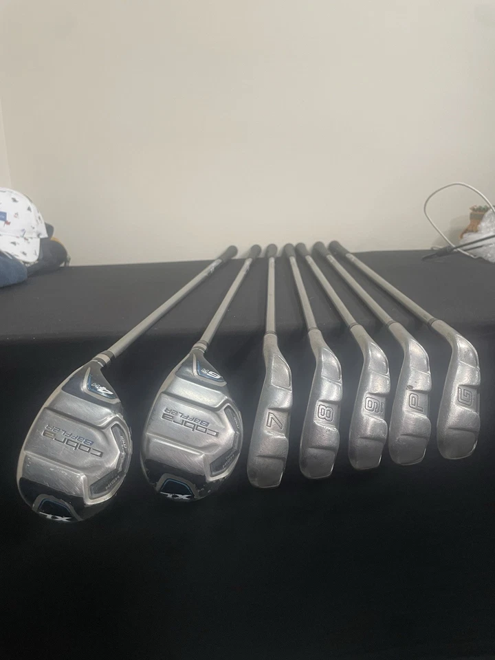 Cobra Baffler XL Iron Set 7-PW,GW 4 And 6 Hybrid Senior-flex Graphite Shafts - Image 1 of 4