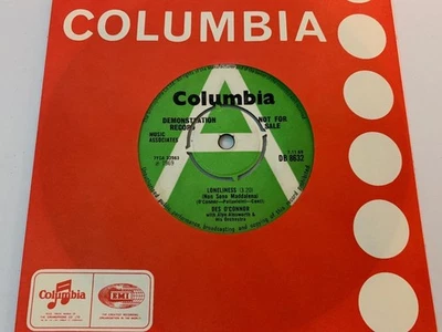 DES O'CONNOR Loneliness / With Love STAGE TV 1969 DEMO Columbia DB8632 EXCELLENT - Image 1 of 2
