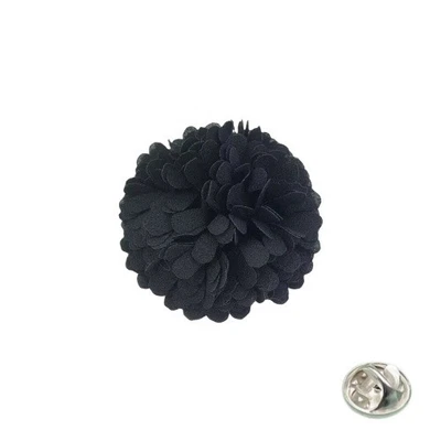 Vittorio Vico 男式正式康乃馨花手工翻领别针,16 色 — 第 1/4 张图片