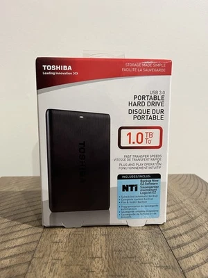 Toshiba DTP110 1TB 5.4k RPM USB 3.0 2.5" External Hard Drive Sealed - Image 1 of 4
