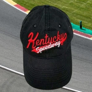 NASCAR Kentucky Speedway Auto Carreras Pista Gorra de Pelota Sombrero Negro Ajustable - Imagen 1 de 15