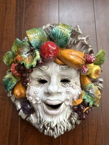 Vintage Italian Ceramic Wall Mask – 1995 - Picture 1 of 10