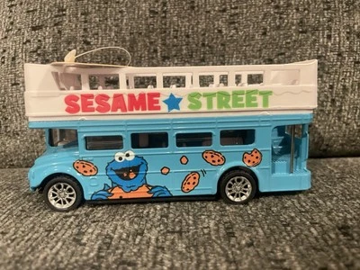 Die Cast Sesame Street Cookie Monster Glasgow Double Decker Bus - Image 1 of 3