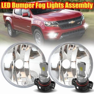 Pair For Chevrolet Colorado 2015-2018 LED Bumper Fog Lights Assembly - Picture 1 of 14