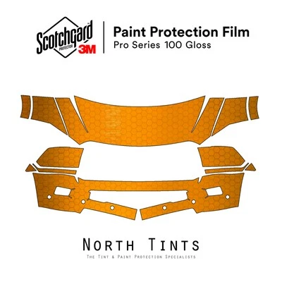 Dodge Ram 2500 2013-2016 3M PRO película de protección de pintura precortada sujetador transparente kit PPF Foto 1 de 4