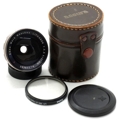 RARE Wide angle lens Enna Munchen Ultra-Lithagon 35 mm F3.5 FOR Exakta SN 239485 - Image 1 of 4