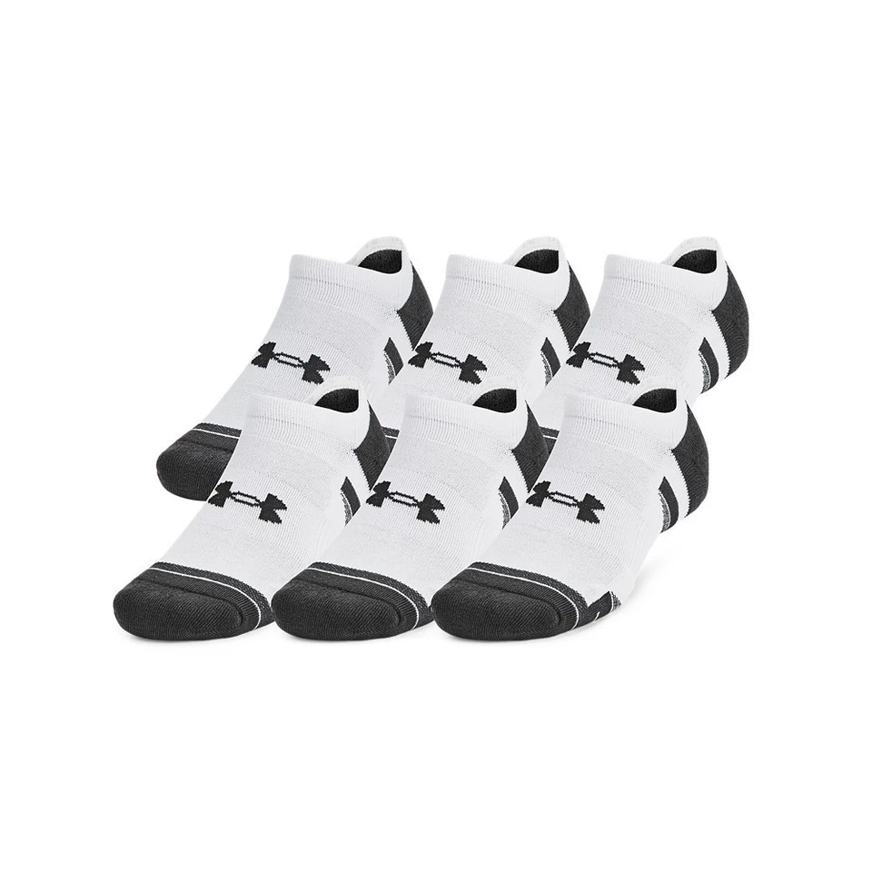 Under Armour 1386243 Unisex UA Performance Tech No Show Socks (6-Pack) - Image 1 of 1