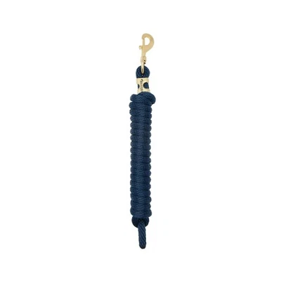 Weaver Leather Poly Lead Rope with Solid Brass 225 Snap, Navy 5/8 x 10' - Image 1 of 4