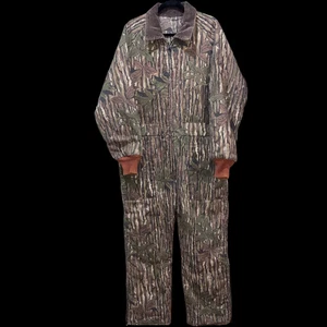Vintage REVERSIBLE Realtree WALLS Blizzard Pruf Coveralls Hunting Camo XL - Picture 1 of 8