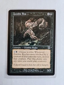 Zombie Boa - Apocalypse - MTG Magic - Common - Black Creature - Picture 1 of 1