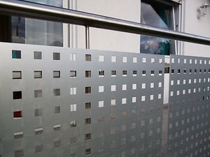 Balkongeländer Lochblech Aluminium Qg 20-50 , BalkonVerkleidung, ,Geländer, - Bild 1 von 6