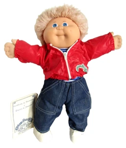 Coleco 16" JESMAR Cabbage Patch Kids Boy, TITO RIGOBERTO, Long Shag Hair, 1985 - Picture 1 of 12