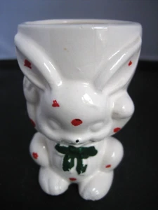 Vintage Japanese hand made rabbit shaped egg cup - Picture 1 of 6