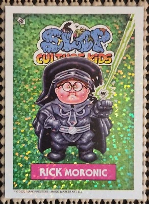 RICK MORONIC SLOP CULTURE KIDS SERIES 1 STICKER FOIL SP CHASE CARD SPACEBALLS  - Image 1 of 2