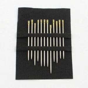 Lot 12 AIGUILLES FACILES à enfiler 36mm/38mm/42mm CHAS OUVERT COUTURE BRODERIE - Bild 1 von 3