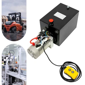 Hydraulic Pump DC12V Outlet Thread G1/4 15QT Hydraulic Pump with Wired Handle - Picture 1 of 13