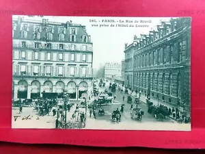 CPA N°270, PARIS, LA RUE DE RIVOLI, VUE PRISE DE L'HÔTEL DU LOUVRE - Imagen 1 de 2
