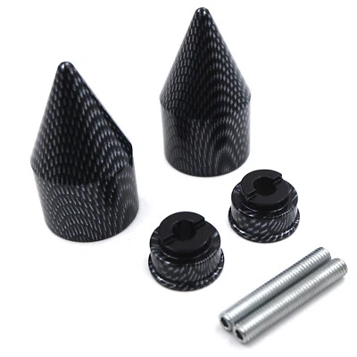 Tapas de extremo de manillar de extremos de barra de clavos de carbono HTTMT para Gold Wing GL 1800 2001-2013 Foto 1 de 4