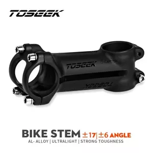 Aluminum 6/17° MTB Road XC Bike handlebar Stems Fixie Bicycle Stem 31.8*60-120mm - Picture 1 of 14