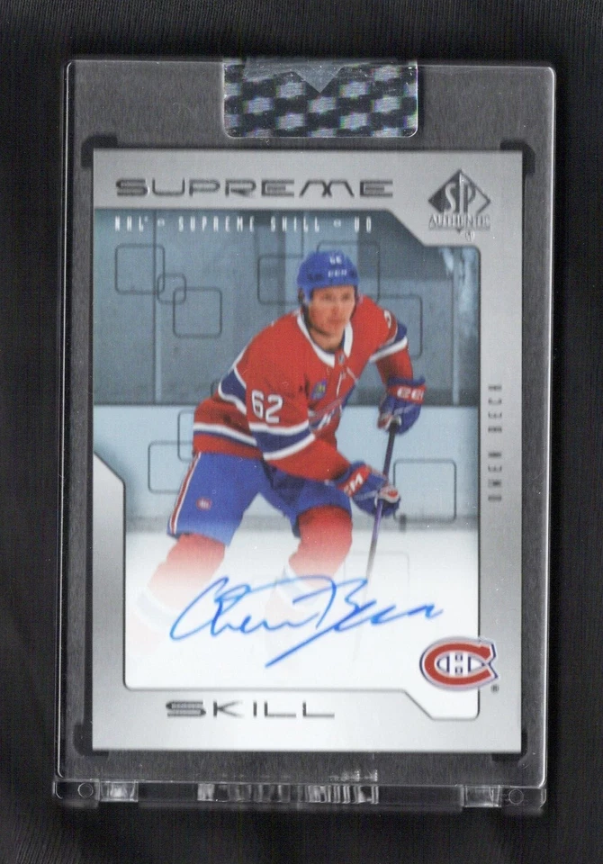 2023-24 Upper Deck Clear Cut SP Authentic Supreme Skill Autograph Owen Beck - Image 1 of 2