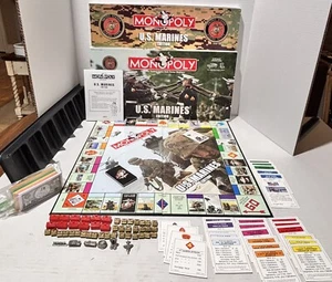 Monopoly US Marines Collectors Edition Made In USA Hasbro Rare Complete 2005 VTG - Picture 1 of 16