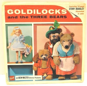 View Master Reel Set Goldilocks and the Three Bears GAF B317 Vintage 1963 - Picture 1 of 3