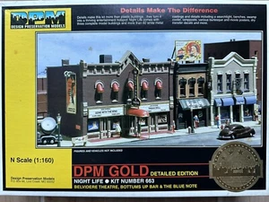 N Scale DPM Gold “Detailed Edition” Night Life Kit - Picture 1 of 13