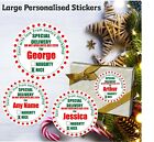 24 Large Personalised Special Delivery Christmas Stickers Christmas Labels
