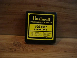 Bushnell Camera Body Adapter # 20-0007 For Pentax K - Picture 1 of 3