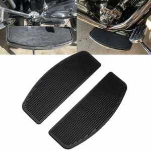 Front Rider Driver Floorboards Inserts Pad For Harley Road King Electra Glide US - Picture 1 of 7