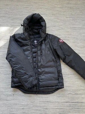 Chaqueta acolchada Canada Goose para hombre pequeña negra Foto 1 de 4